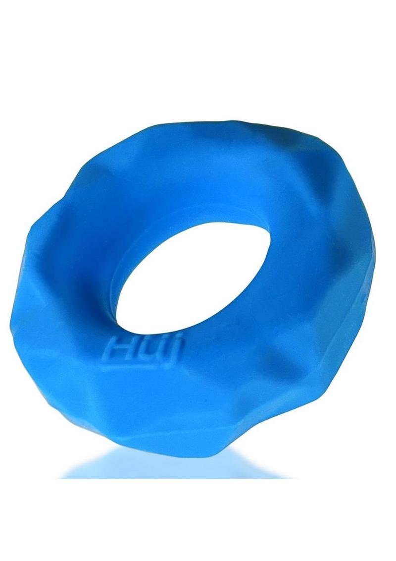 Hunkyjunk Fractal Tactile Cockring - Teal/Teal Ice