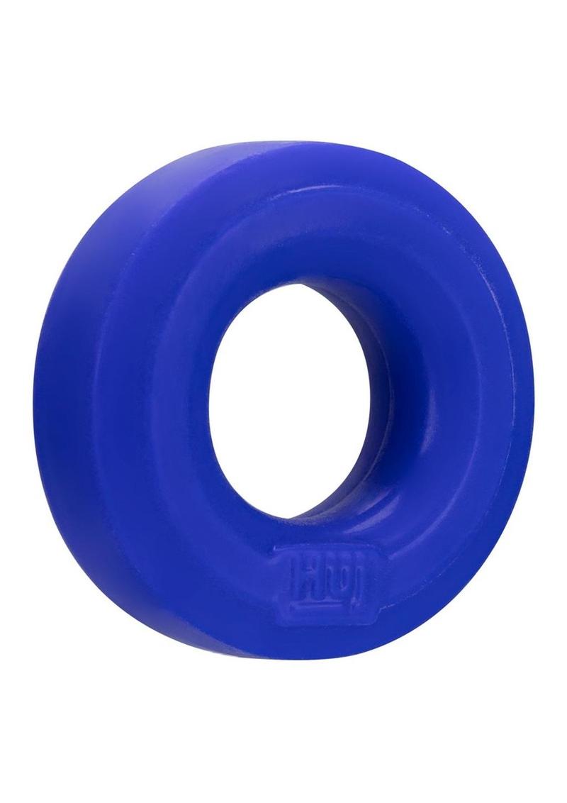 Hunkyjunk Huj Silicone Cock Ring - Blue