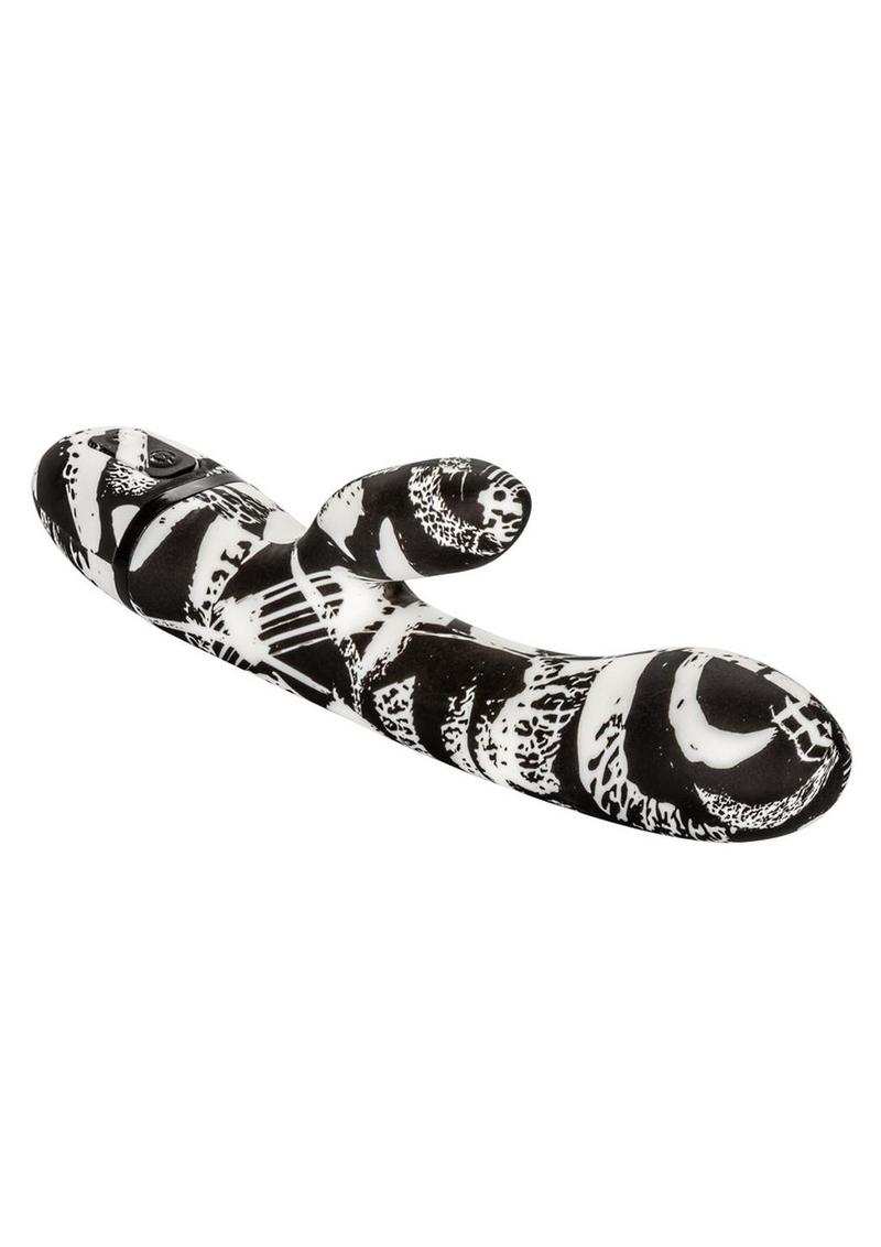 Hype Dual Wand USB Rechargeable Vibrator Waterproof - Black/Multicolor/White