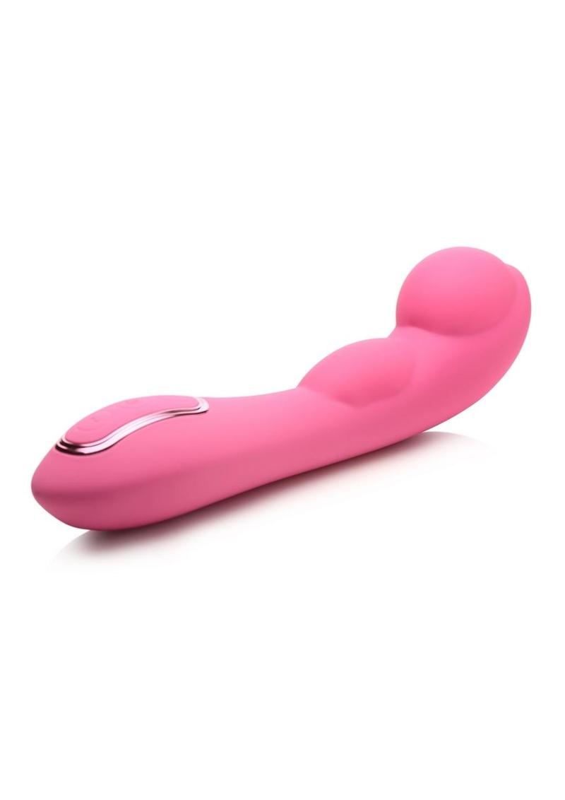 Inmi Extreme-G Inflating G-Spot Rechargeable Silicone Vibrator - Pink