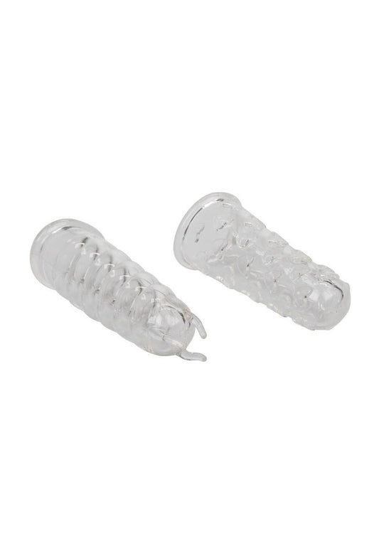Intimate Play Finger Teasers Silicone Finger Massagers - Clear