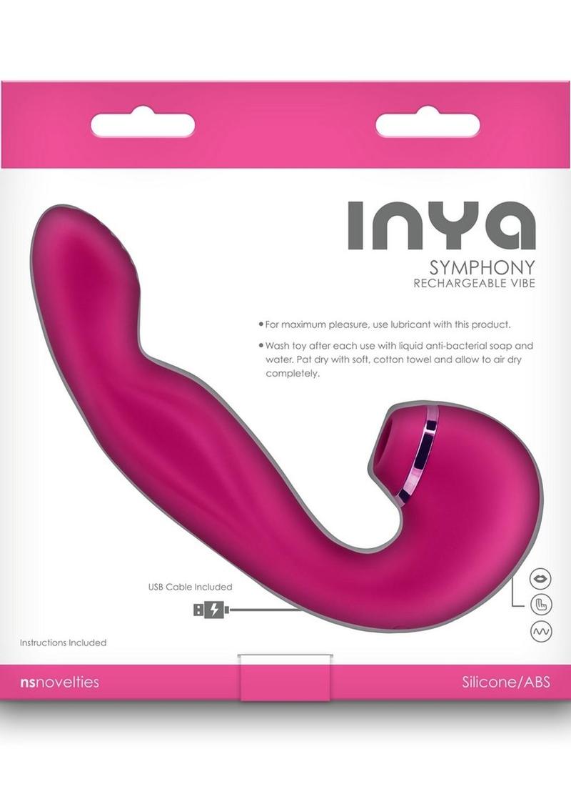 Inya Symphony Rechargeable Silicone Triple Motor Vibrator - Pink
