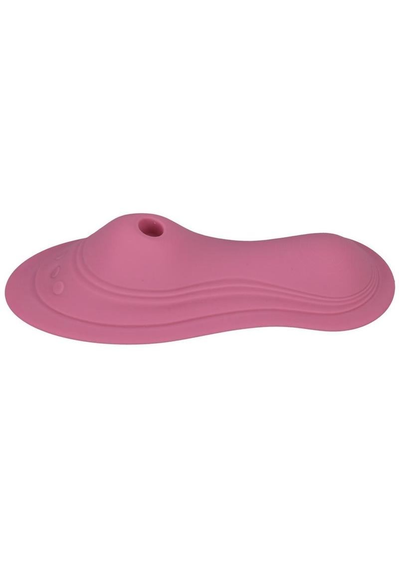 Iride Pleasure Seat Suck Rechargeable Silicone with Remote - Pink