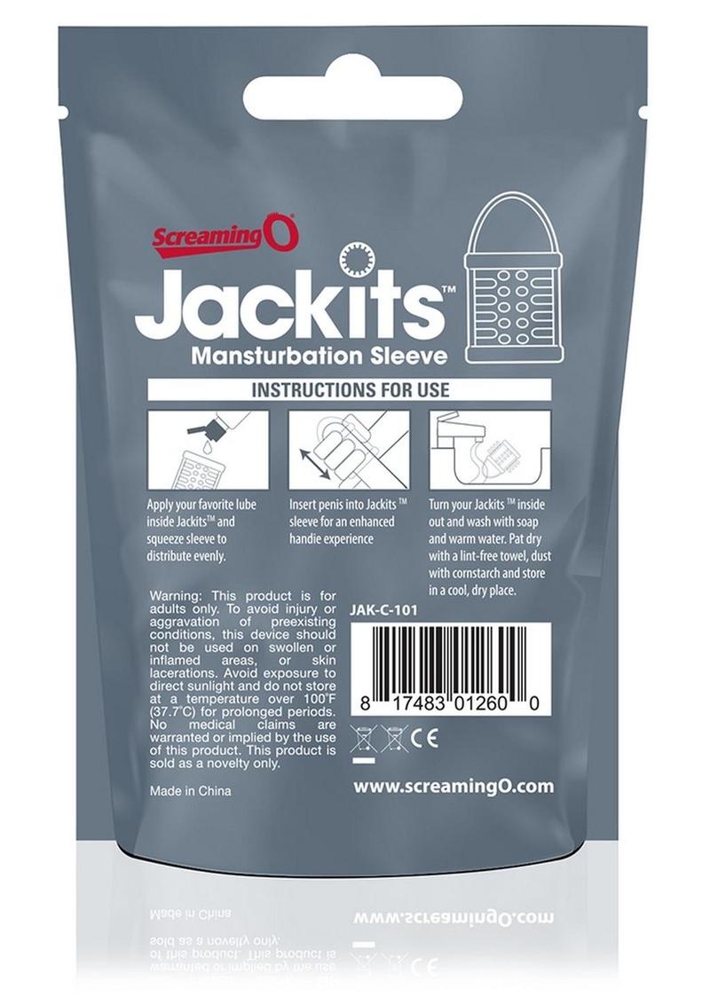 Jackits Mansturbation Sleeve - Clear