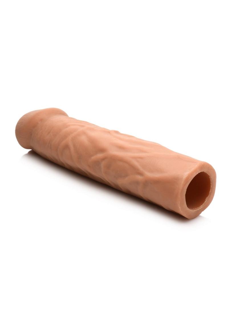 Jock Extra Long Penis Extension Sleeve - Caramel - 1.5in
