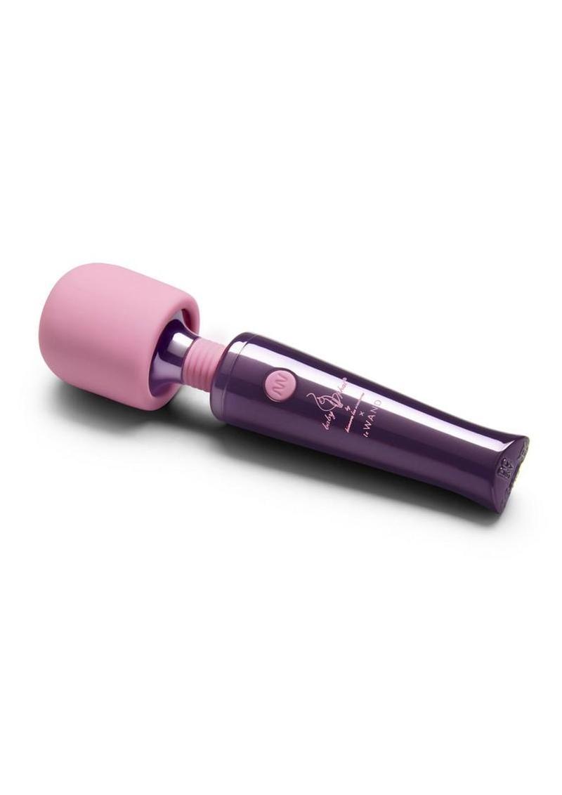 Le Wand Baby Phat X Rechargeable Silicone Mini Wand - Dark - Pink/Purple
