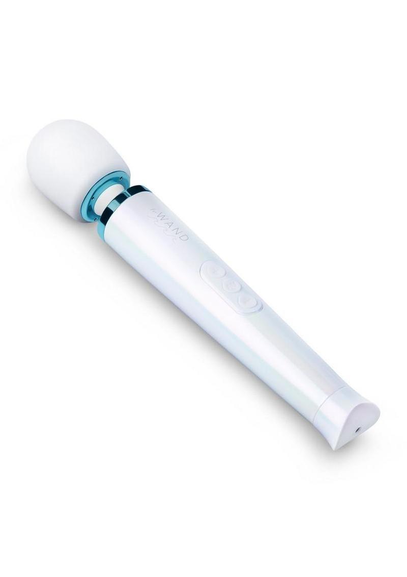 Le Wand Dive Submersible Silicone Rechargeable Wand - Seashell - Teal