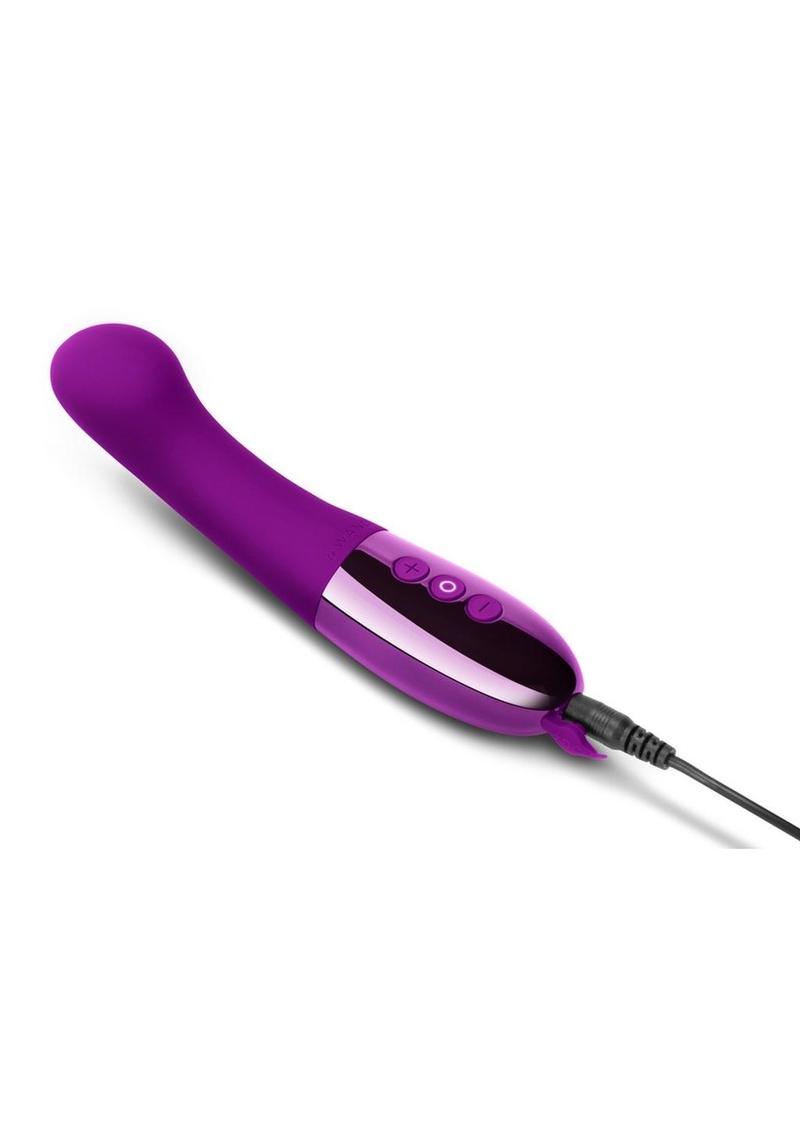 Le Wand Gee Rechargeable Silicone Body Wand - Cherry/Purple