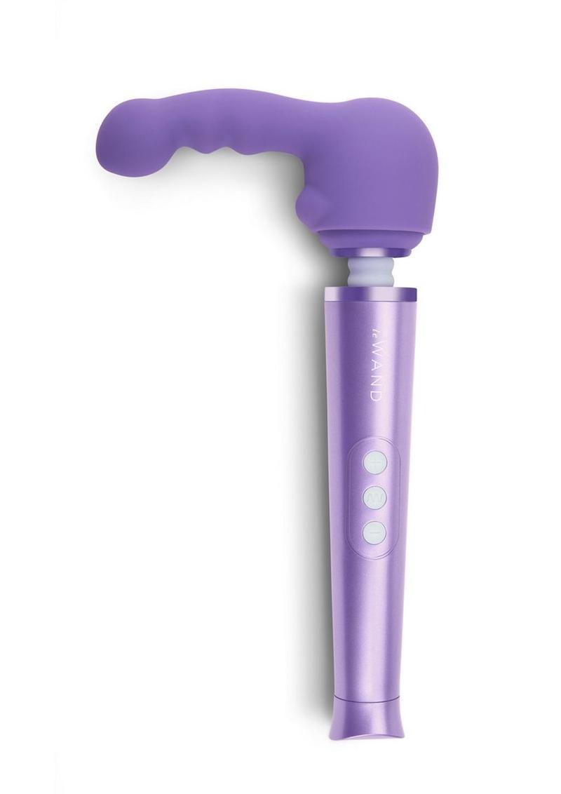 Le Wand Petite Ripple Silicone Attachment Cover - Purple/Violet
