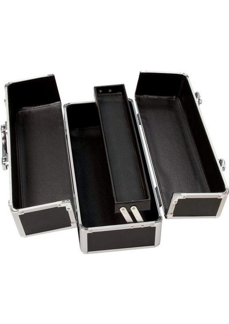 Lockable Vibrator Case - Black - Large