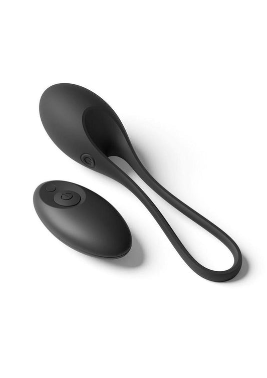 Love Notes Smooth Rechargeable Silicone Vibrating Egg - Black