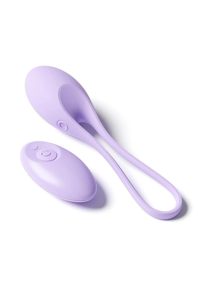 Love Notes Smooth Rechargeable Silicone Vibrating Egg - Lavender