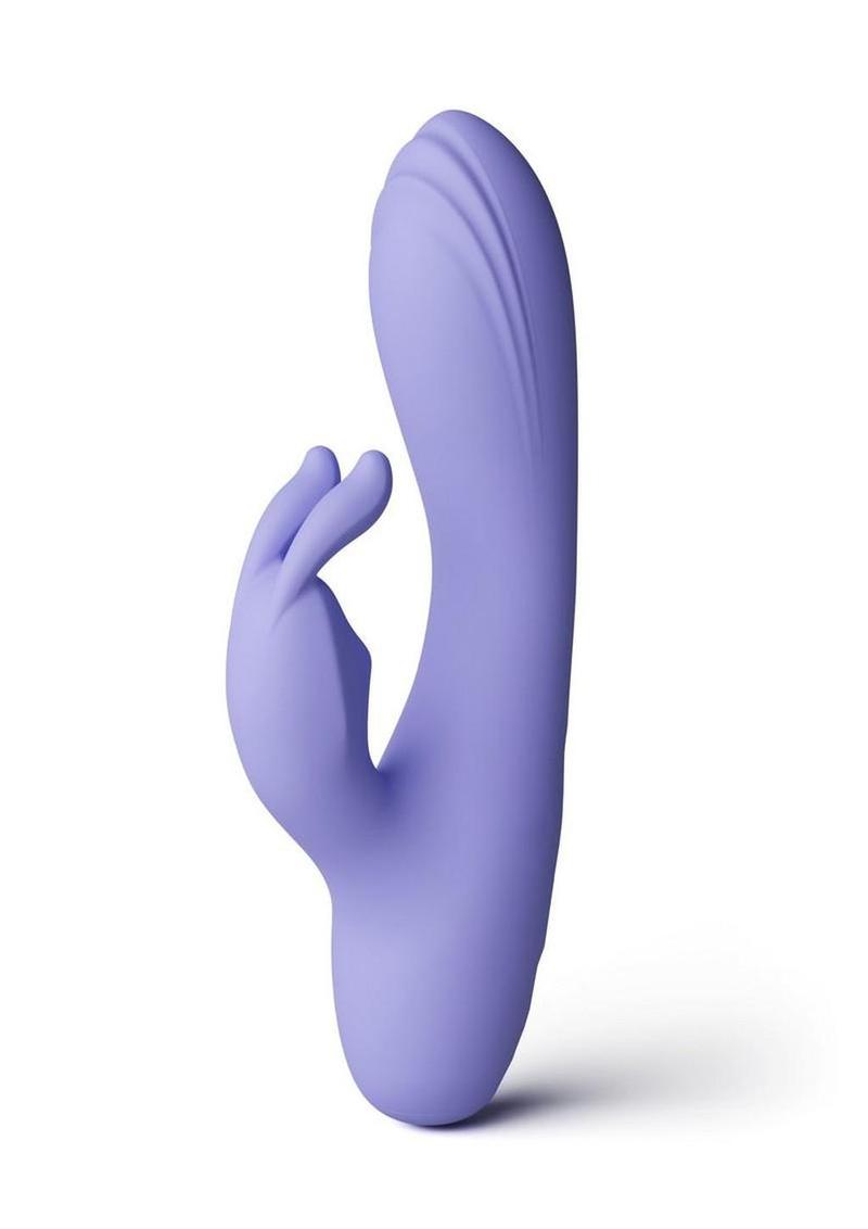 Love Notes Stay Rechargeable Silicone Petite Rabbit Vibrator - Lavender