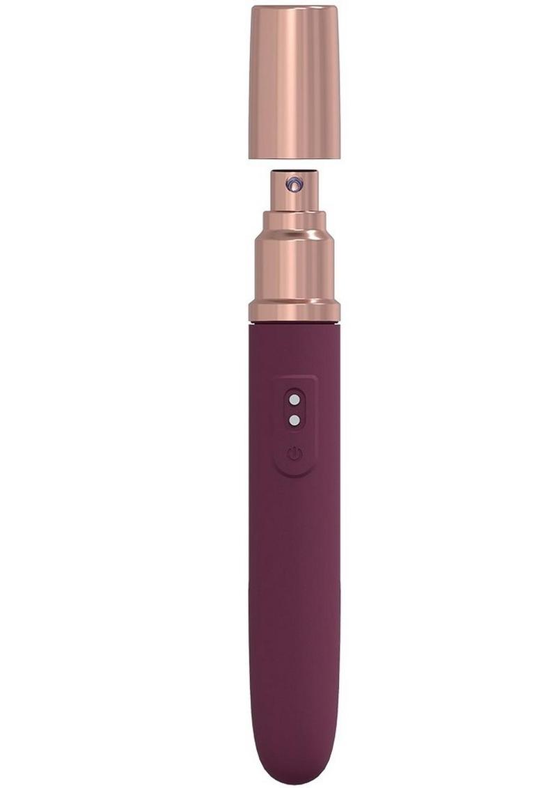 Loveline The Traveler Rechargeable 10 Speed Travel Vibe - Burgundy