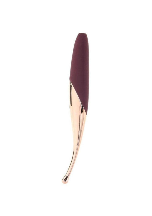 Lustful Climaxer Silicone Rechargeable Vibrator - Eggplant/Purple