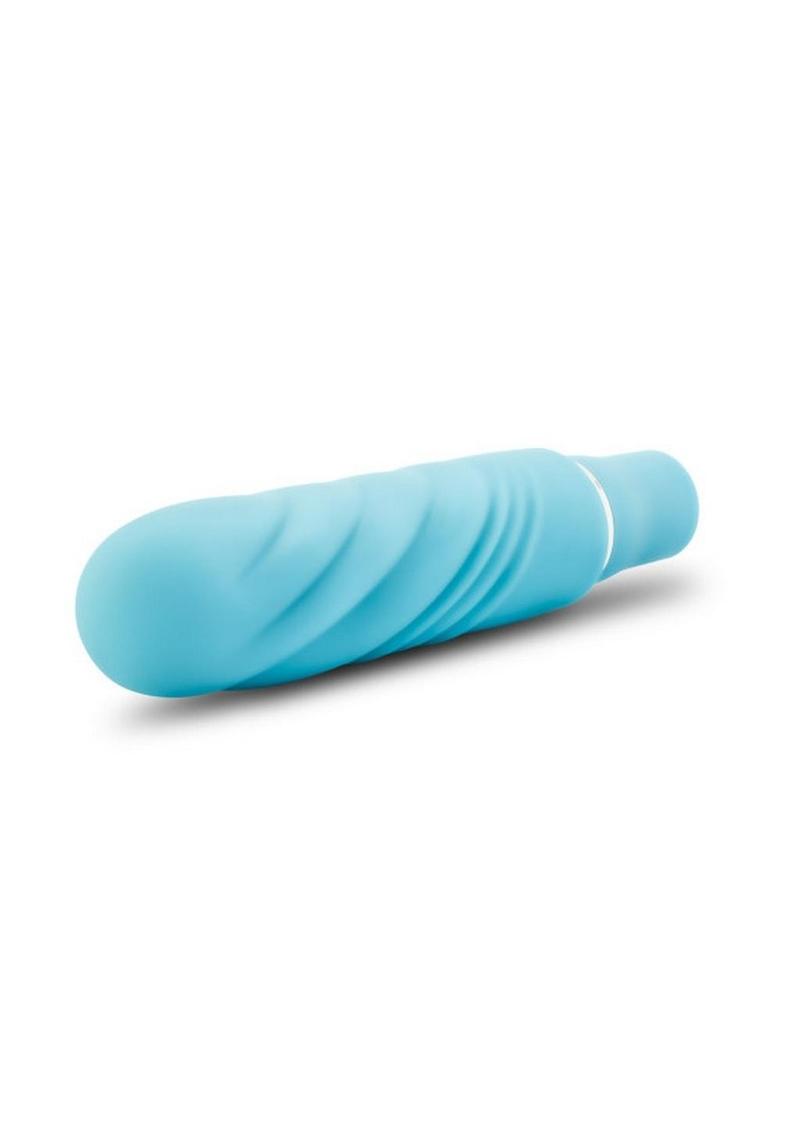 Luxe Nimbus Siliconemini Vibrator - Aqua/Blue