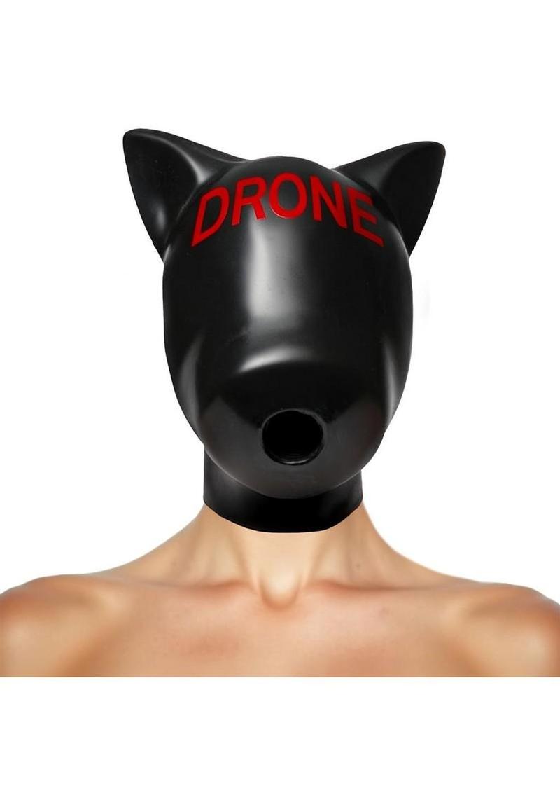 Master Series Drone Silicone Sensory Hood - Black/Red
