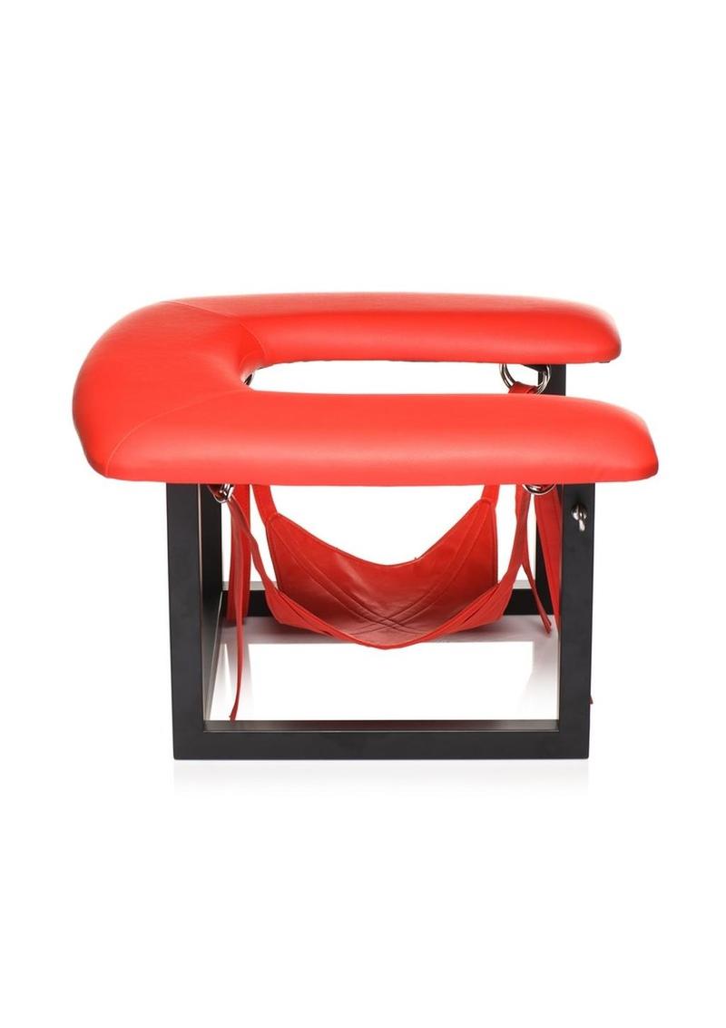 Master Series Face Rider Queening Chair - Black/Red