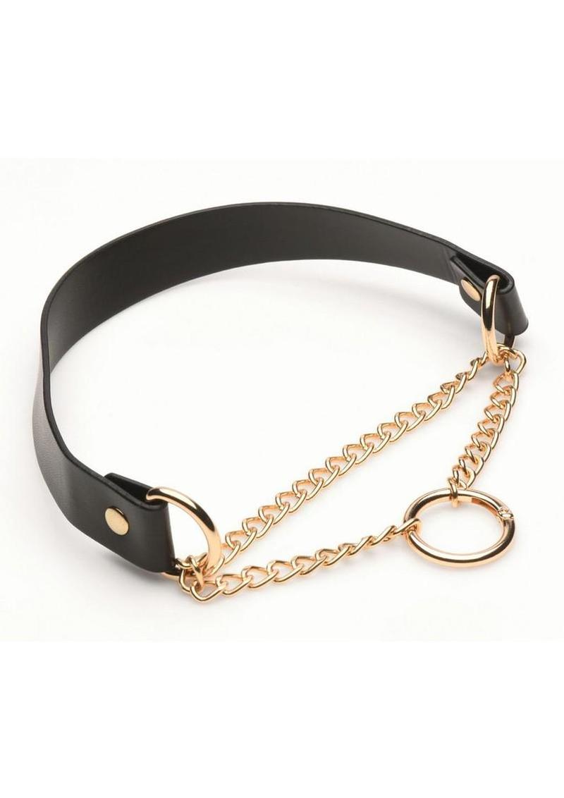 Master Series Halo Desire O-Ring Collar - Black/Gold