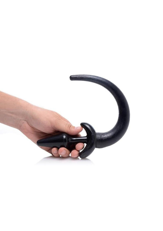 Master Series Pedigree Puppy Play Tail Plug - Black