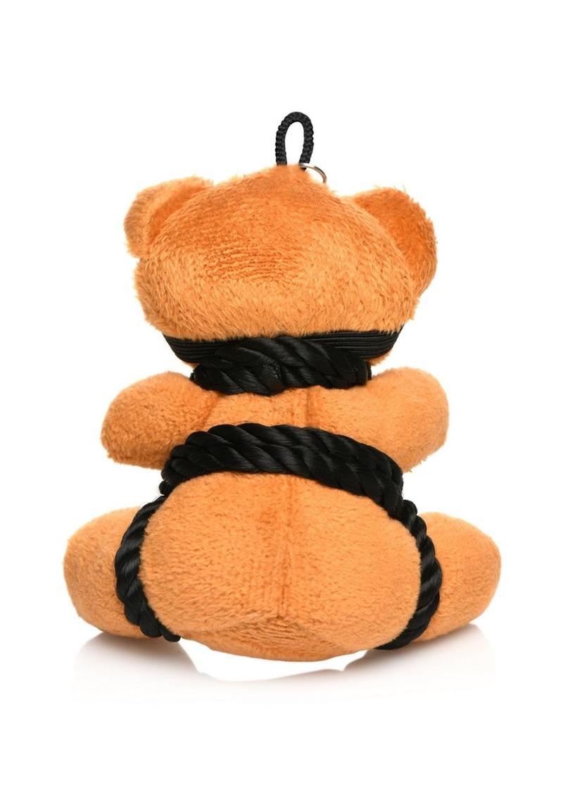 Master Series Rope Teddy Bear Keychain - Brown