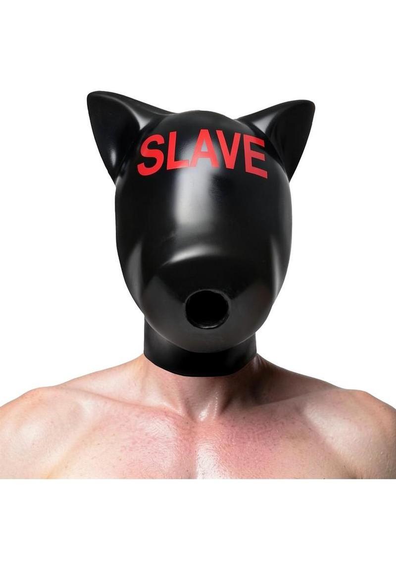 Master Series Slave Silicone Sensory Hood - Black/Red
