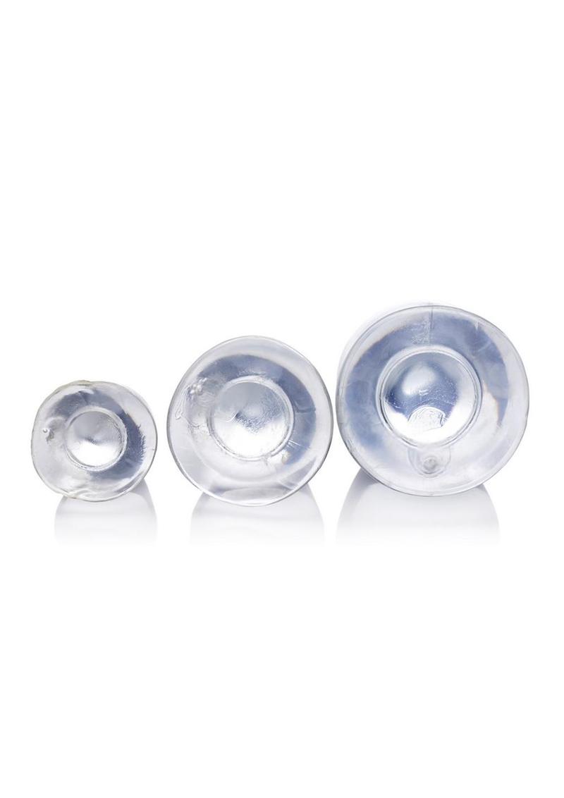 Master Series Triple Cones Anal Plug - Clear - Set