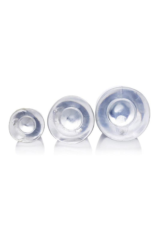 Master Series Triple Cones Anal Plug - Clear - Set