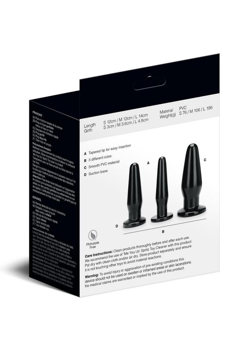 ME YOU US Anal Training Kit - Black