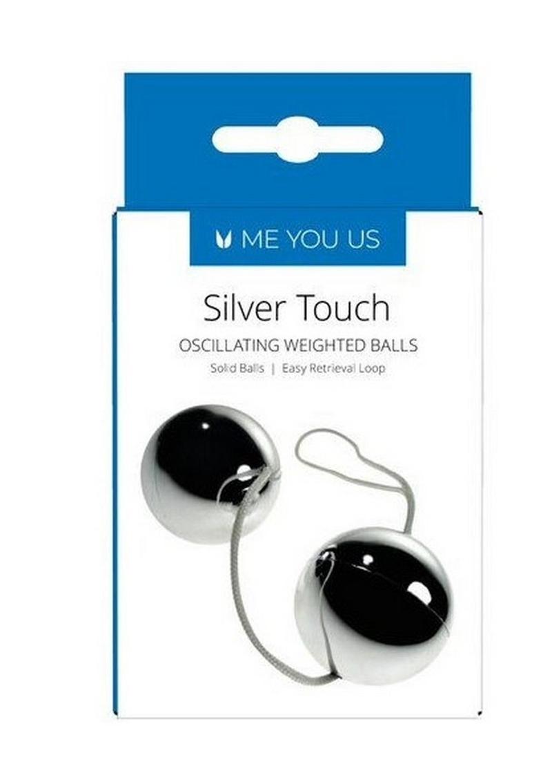 ME YOU US Silver Touch Kegel Love Balls - Silver