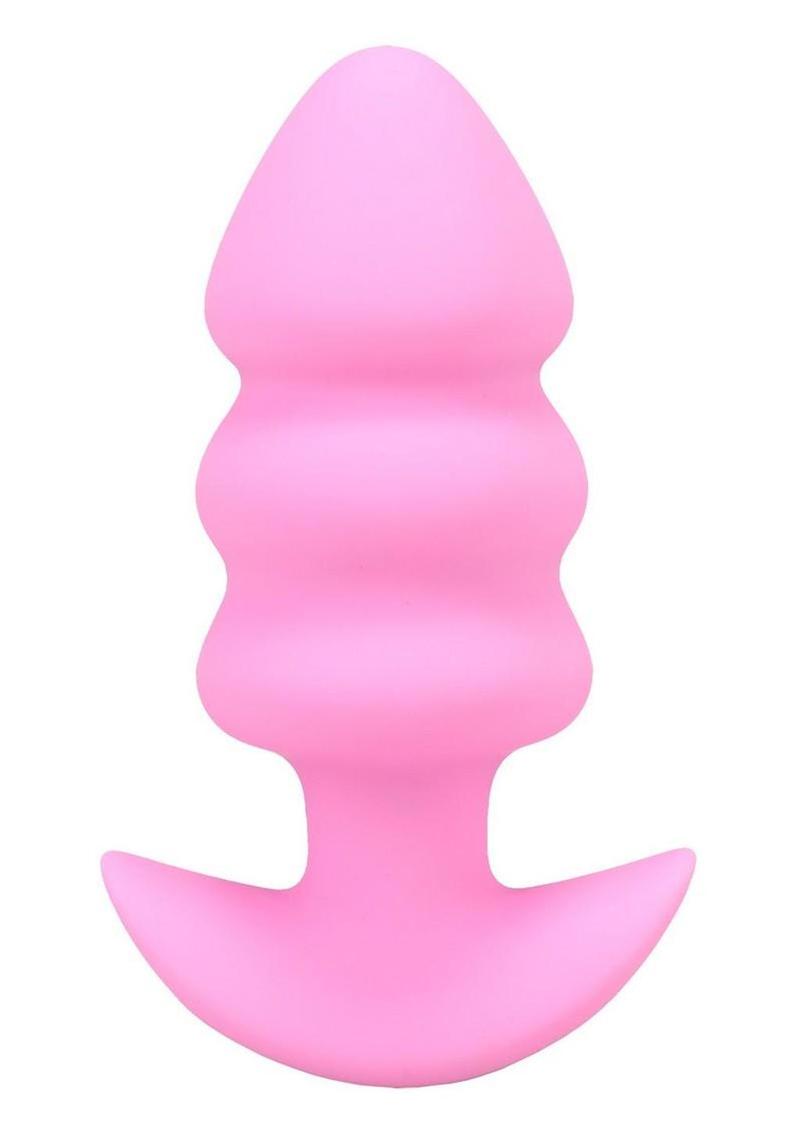 Mood Teaser Vibrating Rechargeable Silicone Micro Plug - Pink