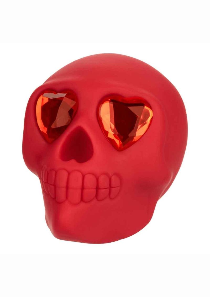 Naughty Bits Bone Head Rechargeable Silicone Massager - Red