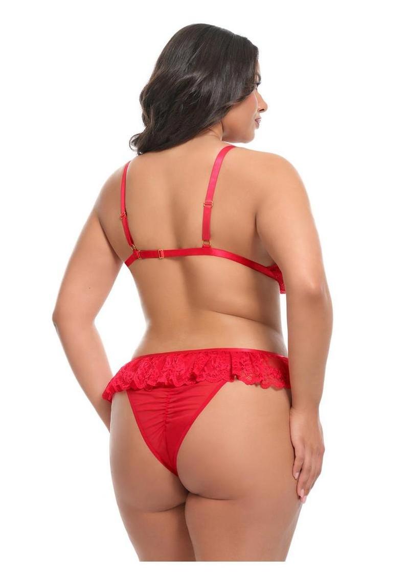 Oh LA LA Cheri Valentine Set (2 Piece) - 1x/2x - Red