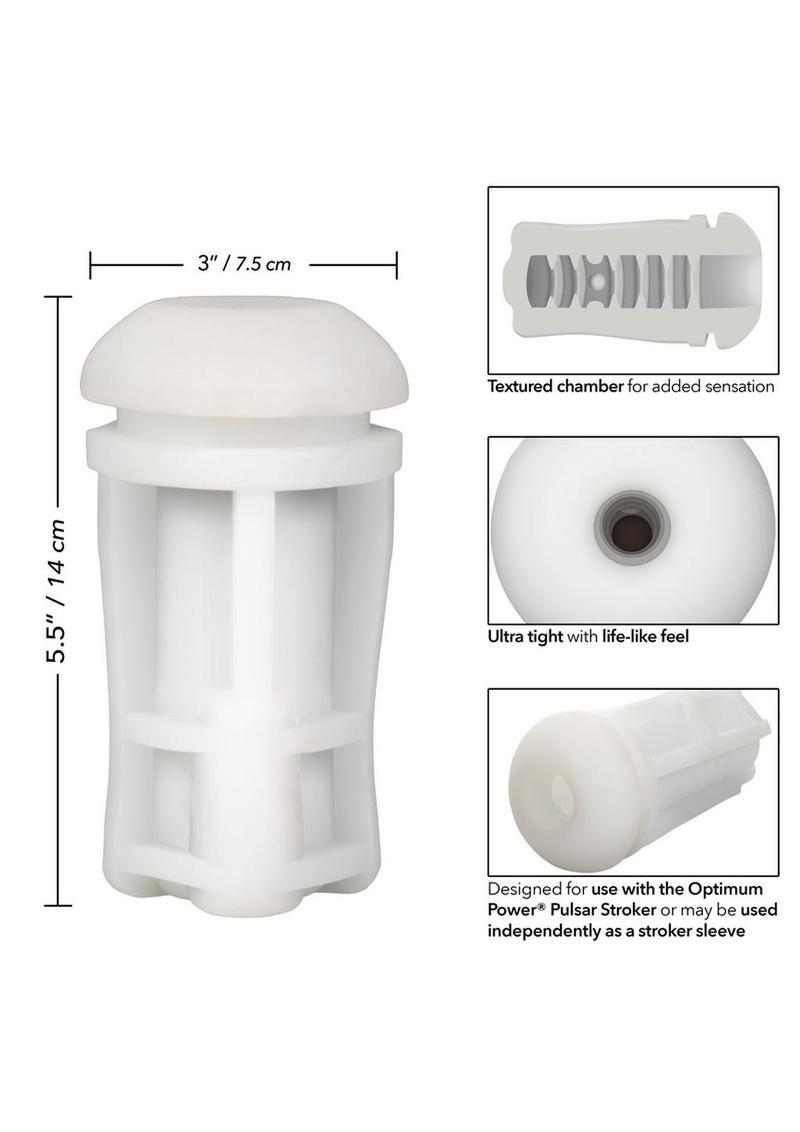 Optimum Power Pulsar Stroker Replacement Sleeve - White