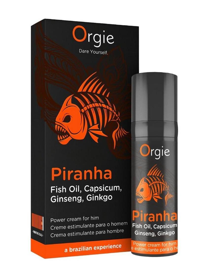Orgie Piranha Power Cream For Him - .5oz