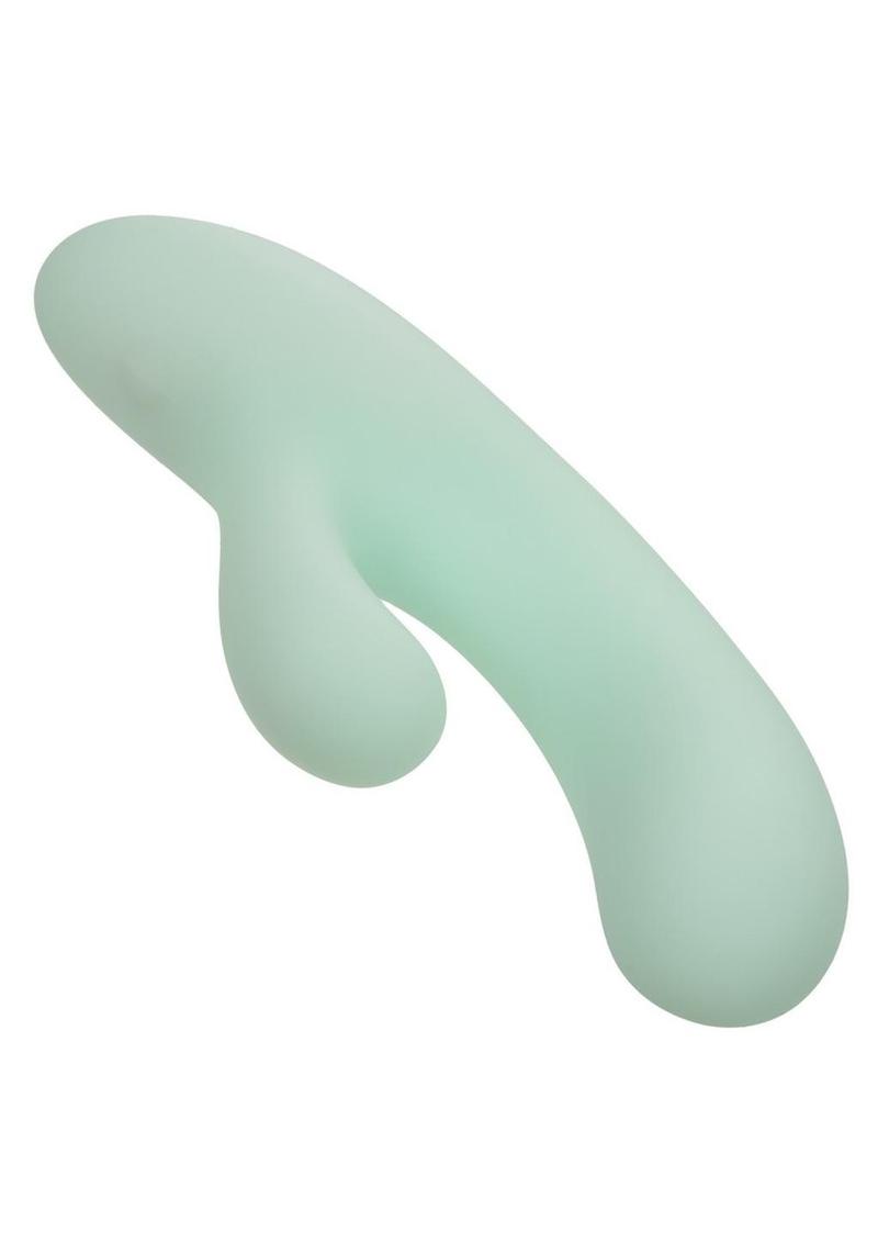Pacifica Fiji Rechargeable Silicone Dual Vibrator - Green