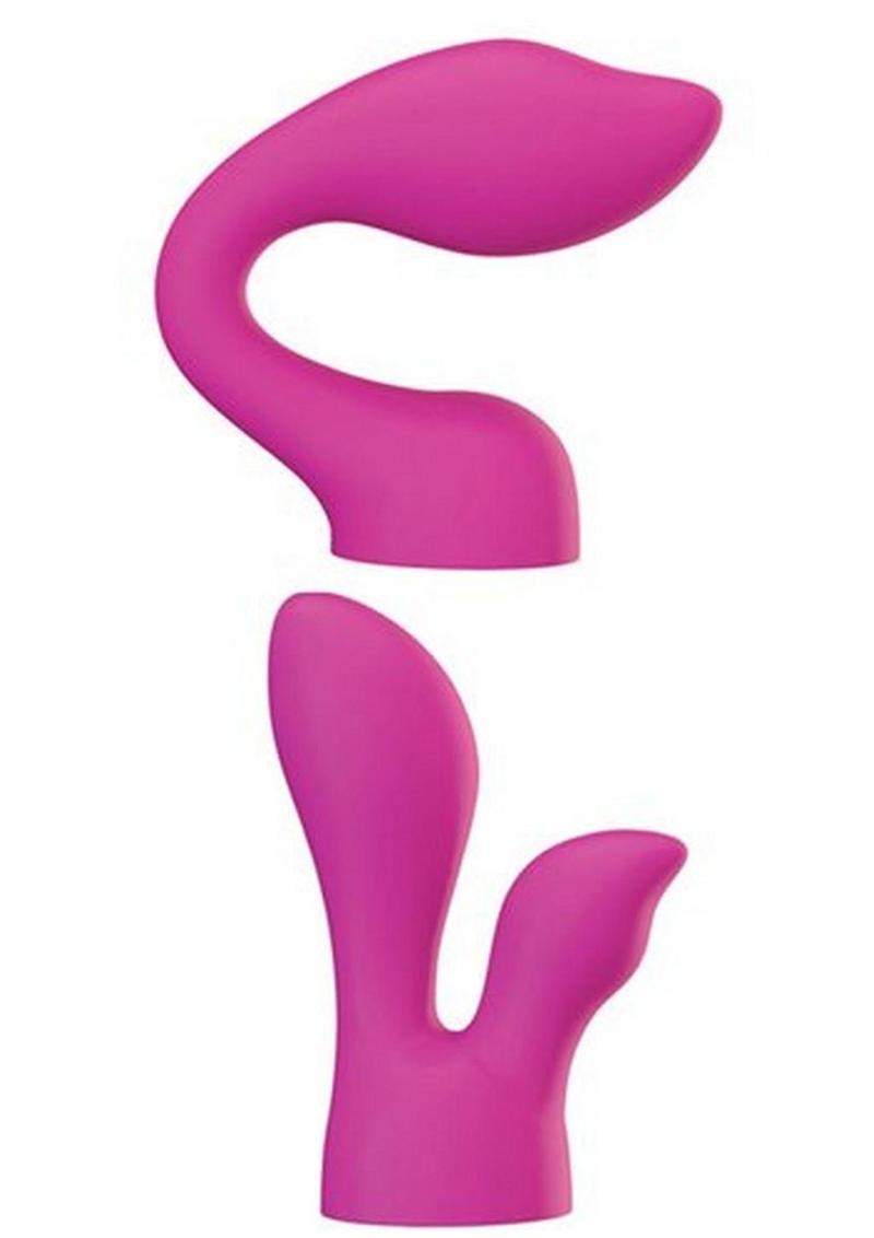 Palmsensual Silicone Massager Head Attachment - Pink - 2 Per Pack