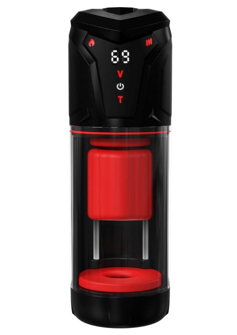 Pdx Elite Moto-Bator Pro 2 Rechargeable Masturbator - Black/Red