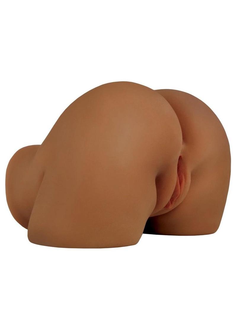 Pdx Elite Shake That Ass Vibrating Rechargeable Mega Masturbator - Caramel