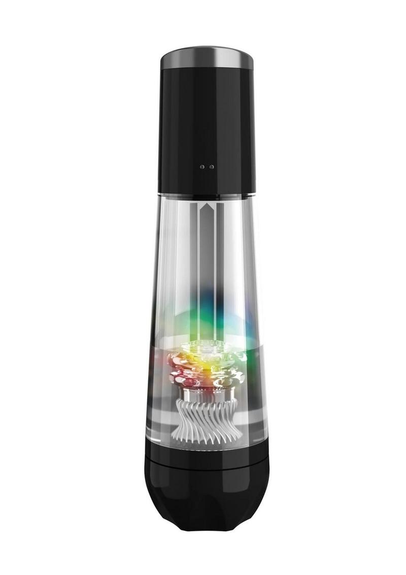 Pdx Elite Viewtube Max View Rechargeable Stroker - Black