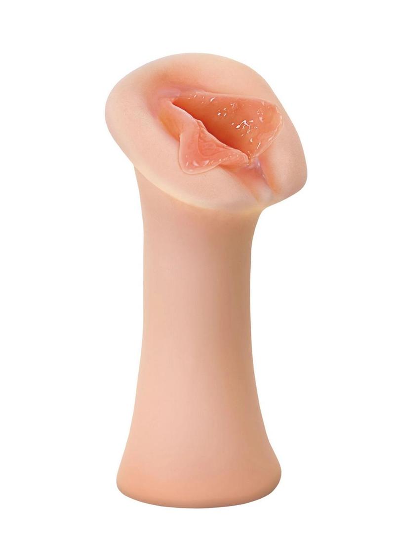Pdx Extreme Wet Pussies Luscious Lips Self Lubricating Stroker - Vanilla