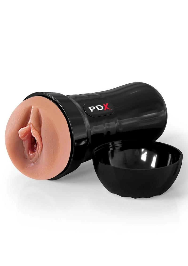 Pdx Extreme Wet Pussies Super Juicy Snatch Self Lubricating Stroker - Caramel