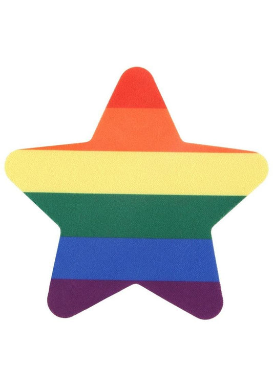 Peekaboo Pride Rainbow Glitter Stars Pasties - Rainbow