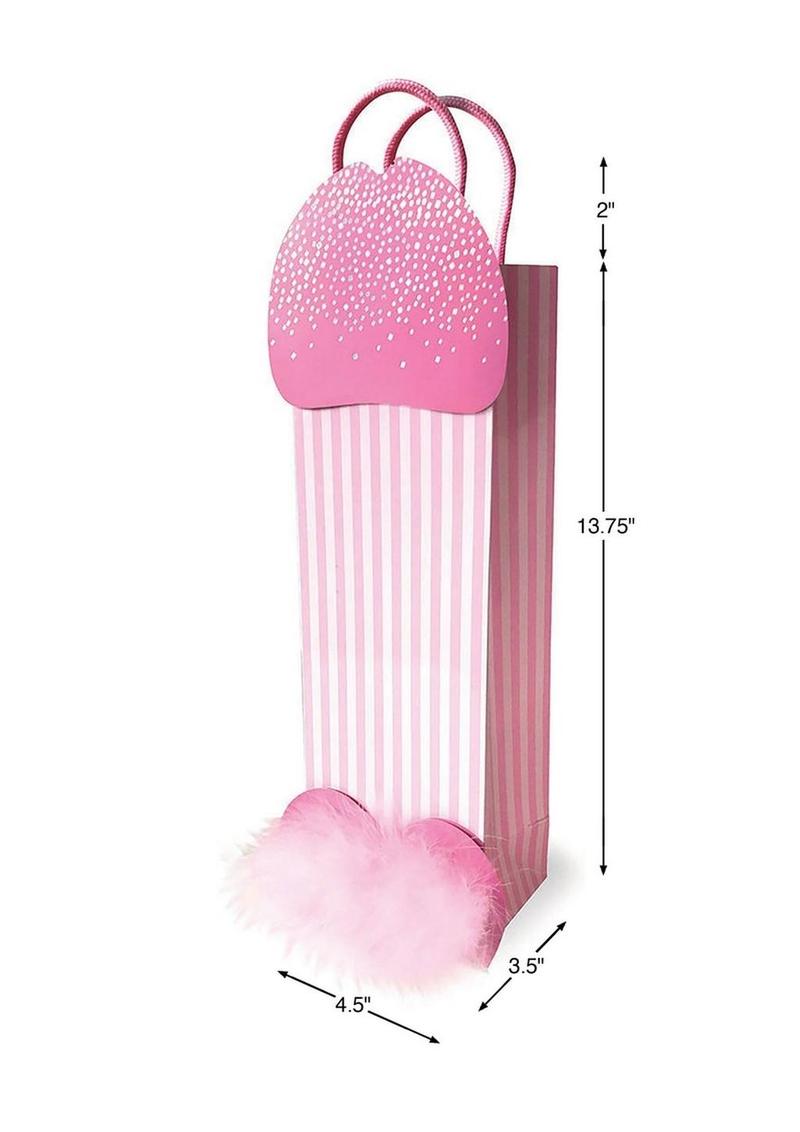 Penis Shape - Pink - Gift Bag