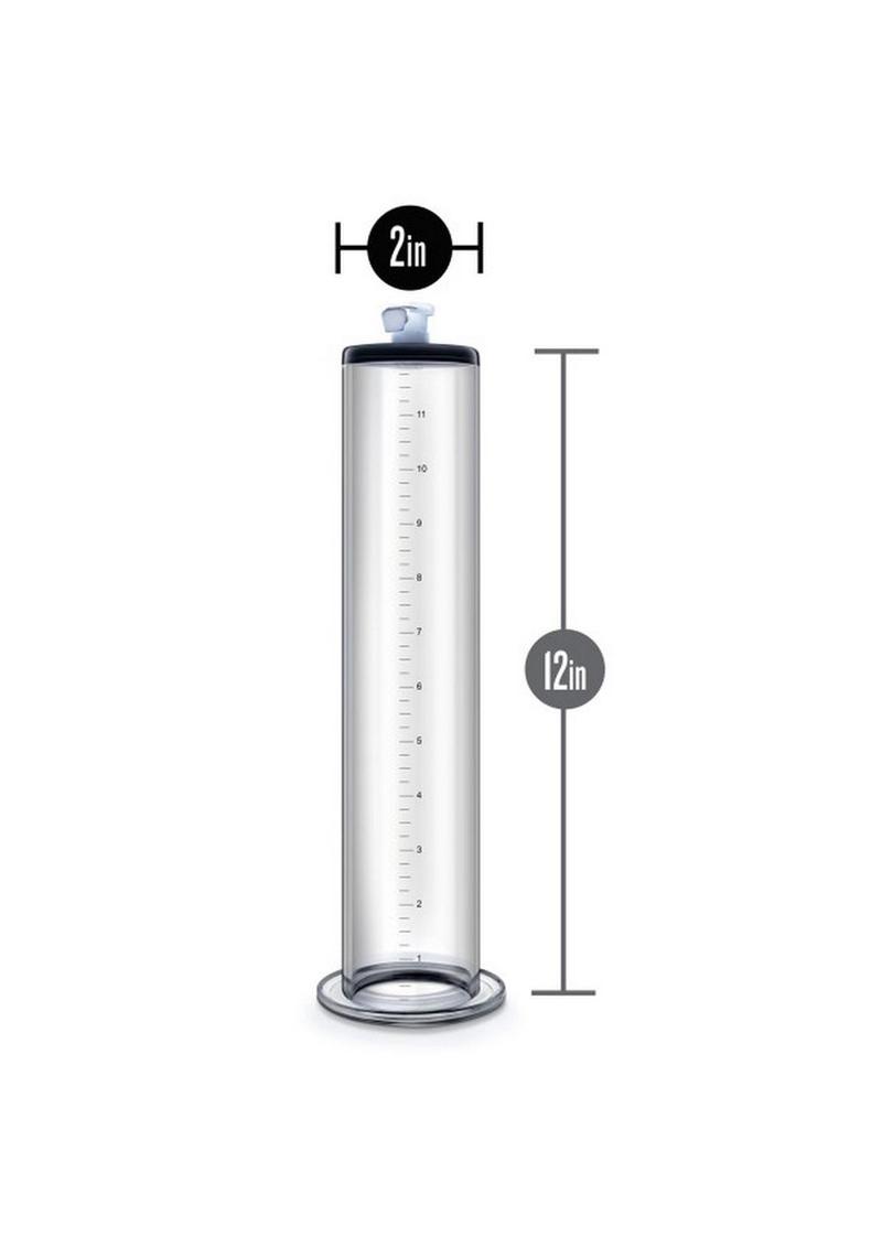 Performance Penis Pump Cylinder - Clear - 12 X 2in