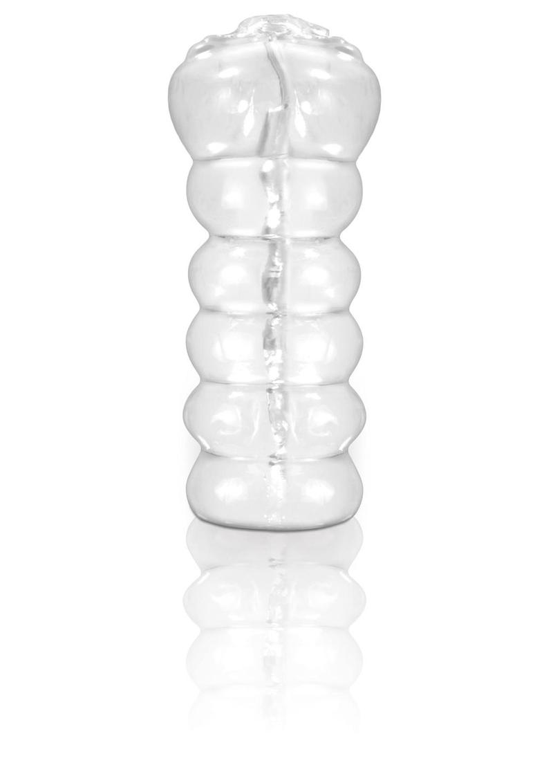 Pipedream Extreme Toyz Clear-Leader Snatch Masturbator - Pussy - Clear