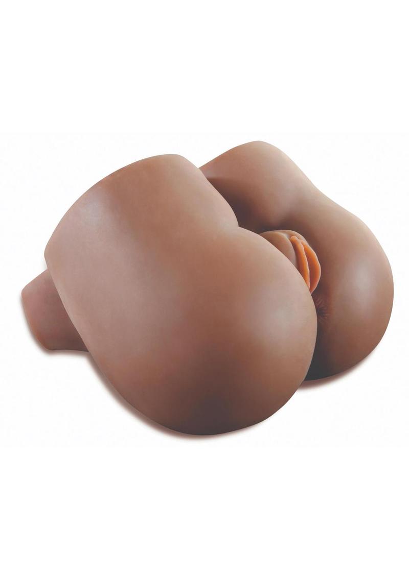 Pipedream Extreme Toyz Fuck My Big Black Ass! Mega Masturbator - Butt - Brown/Chocolate