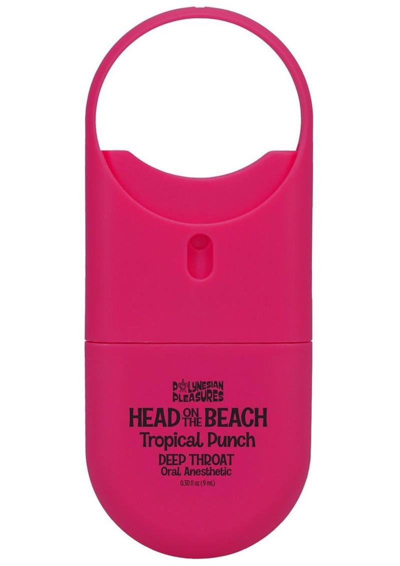 Polynesian Pleasures Head On The Beach By Goodhead Deep Throat Spray To-Go .30oz - Tropical Punch