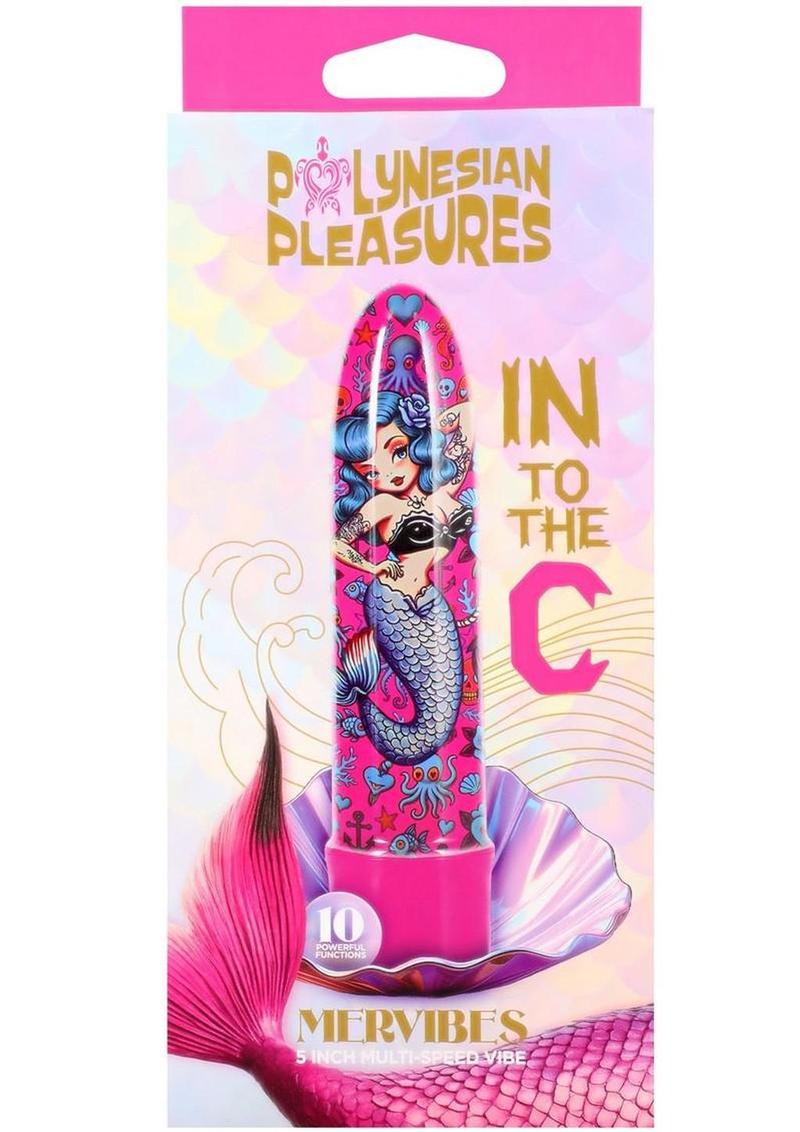 Polynesian Pleasures Mervibes Into The C Vibrator - Pink - 5in