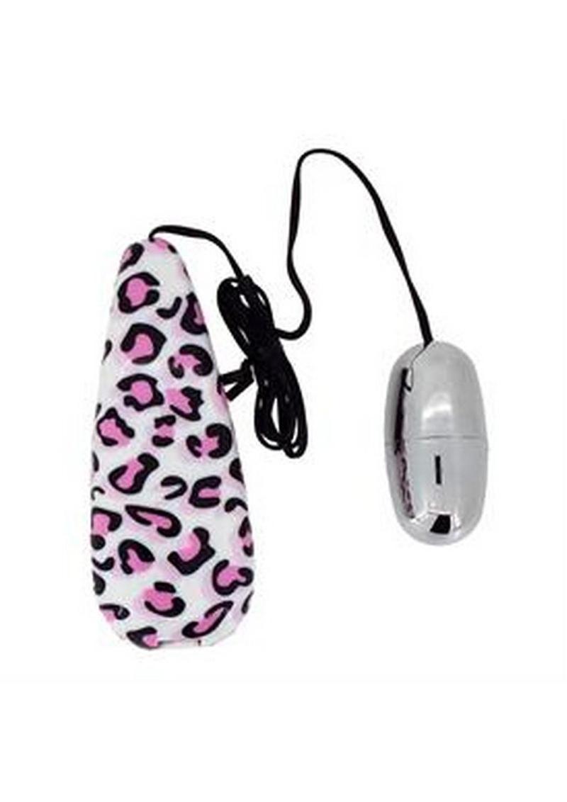 Primal Instinct Bullet with Remote Control - Animal Print/Leopard Print/Pink
